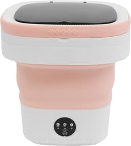 Mini Wasmachine - Opvouwbare Wasmachine - Babykleding Wassen - Met Afvoerslang - 12 Liter - Roze — thumbnail 1