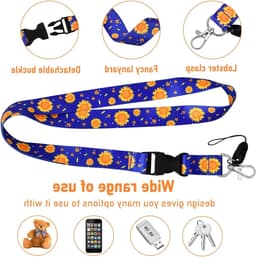 Uitbreidbare ID Kaarthouder met Koord en Karabiner - Waterdichte ID Kaart Houder voor Onderwijs, Zorg en Evenementen - 7 x 11 cm, Verwijderbare Sleutelhanger — thumbnail 4