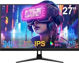 SAVI® Gaming Monitor 240hz - Gaming Monitor -Zwart - ‎‎16cm x 62cm x 46cm; 5kg — thumbnail 1