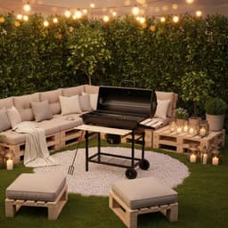 Klausberg XXL Houtskoolbarbecue op Wielen - Met Deksel, Thermometer en Zijtafels - Groot Grilloppervlak 70 x 35 cm - Asopvangbak - Ideaal voor Tuin en Terras — thumbnail 4