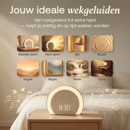 Neveda Digitale Trilwekker met Extra Hard Alarm - Trilkussen voor Diepe slapers, Slechthorenden & Doven - Slaapkamer - Kinderen & Volwassenen — thumbnail 3