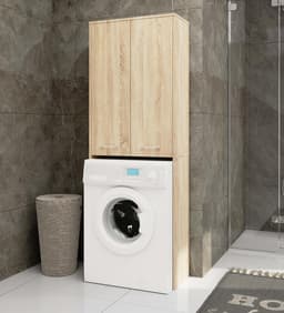 Wasmachine Ombouw - Opbouwmeubel - Kast Wasdroger - Meubel - woonruimte — thumbnail 3