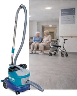 Wetrok Comfort 6 Professionele Stofzuiger, Krachtige Zuigkracht, Vermogen – 900W – Zeer Stil (56 dB) – 12 m Kabel – Industriële Stofzuiger – Incl. 10 gratis stofzuigerzakken — thumbnail 5