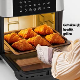 Airfyer - 12liter (L) - Multifunctionele Heteluchtfriteuse - Met LED-touchscreen - 12 in 1 kookfuncties - XXL Capaciteit — thumbnail 3