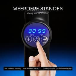 Axerotec Massage Gun - Massage apparaat - Massage-Gun - Massage Gun Professioneel - Massage Gun Pro - Massage Pistool - Massage Apparaat voor rug en nek - Massage Apparaat Schouder - Massage apparaat benen - 6 Massagekoppen - Hardcase - 6 snelheden — thumbnail 2