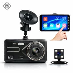 RaviSoll Dashcam Auto – Dual Dashcam Voor en Achter – Full HD Opname – 170° Groothoeklens – Parkeermodus – Nachtzicht – Eenvoudige Installatie — thumbnail 1