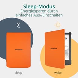 PocketBook Verse Pro Azure e-reader – Inclusief Oranje Hoesje (shell cover) – Voordeelbundel — thumbnail 3