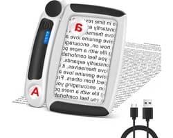 Vergrootglas voor Lezen - 5X, 10X en 45X Vergroting - Ideaal voor Hobby's en Detailwerk