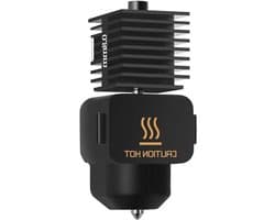 3D Printer Hotend Kit - Printkop Set - Precisie Printen - Gehard Stalen Mondstuk - 08 mm - Zwart