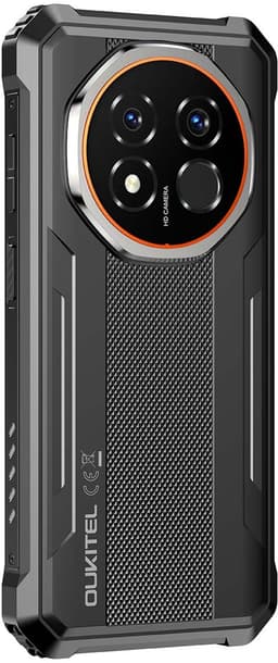Rugged Smartphone - OUKITEL G6 - 2026 nieuw telefoon - 16GB RAM - 128GB ROM - 6,52 inch - 10600 mAh - Android 16 - IP68/IP69K Outdoor telefoon - NFC GPS - Zwart — thumbnail 13