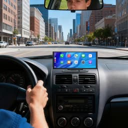 ESSGOO Draadloos CarPlay Scherm 10 Inch - Geschikt voor Android Auto Scherm - Dashcam voor auto - Incl. 64GB SD — thumbnail 5