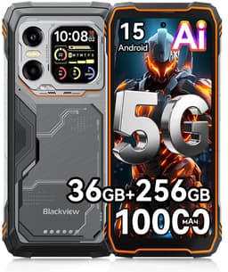 Blackview XPLORE X1 Robuuste Smartphone 5G - 36GB RAM - 256GB ROM - 10000mAh 55W - 6,78 inch 120Hz - IP68/IP69K Robuuste Telefoon - 108MP+50MP Camera - Android 15 - NFC GPS - Oranje — thumbnail 1