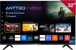 ANTTEQ V32-AH3.Q1D-BT - Smart TV 32 Inch (81 cm) - VIDAA OS - Voice Control & Bluetooth - Netflix, YouTube, Disney+ - Triple Tuner - Model 2026 — thumbnail 1