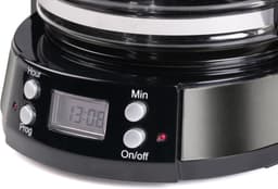 Bestron ACM800TG Koffiezetapparaat – 1,5L Glazen Kan – 1000W – Timerfunctie – 10‑12 Koppen – RVS Afwerking — thumbnail 3