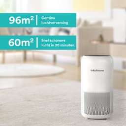 Rolfstone Air Balance XL Luchtreiniger – HEPA 13 + koolstoffilter – CADR 460 m³/u – Voor ruimtes tot 144 m² – Vermindert stof en pollen – 3 standen + turbo + slaapstand + automatische stand – Luchtkwaliteitsindicator — thumbnail 13