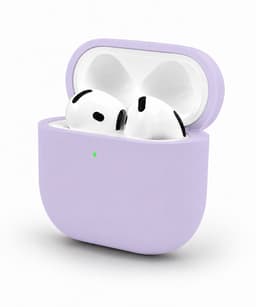 Enluxe Case geschikt voor Airpods 4 – Paars - Premium Siliconen Hoesje, Valbescherming & Spatwaterdicht, Draadloos Opladen Compatibel — thumbnail 1