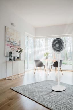 Ventilator - Staande ventilator Tafelventilator - Ruimte Koelen - 2-in-1 Model - 35 x 30 x 108 cm - Wit — thumbnail 4