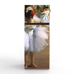 NUNKI MEDIUM-FDAG / Dubbel-Deurs Koelkast, E Klasse, 206l, Edgar Degas - De dansles, Satin (FRONT only) — thumbnail 1