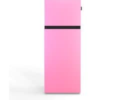 NUNKI MEDIUM-ABUB / Bubblegum Pink Design Koel-vriescombinatie - 206L - E-label - Volledig in kleur