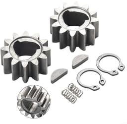 Dailygoods- Aandrijfwiel Kit 8-Delige Set - Tandwielen - Clips - Transmissiesleutels - Compressieveren - Reserveonderdeel - Grasmaaier Onderdelen — thumbnail 3