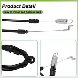 Dailygoods - Koppeling Drive Kabel - Vervangingsonderdeel - Geschikt voor grasmaaier - Benzine grasmaaier - Onderdeelnummer 381030051/0 - Voor diverse... — thumbnail 4