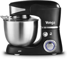Standmixer Keukenmachine - Mixer Kom - Deeg Kneden Bakken - Planetaire Beweging - 5 Liter Kom - Zwart — thumbnail 1