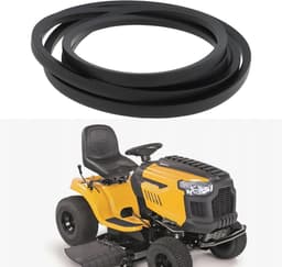 Dailygoods- V-riem 122x1/2" - compatibel met Cub Cadet i1046/LT 1045/LT 1046 - schokbestendig - bordaandrijfsysteem - motorvermogen overbrengen - soepel maaien - Grasmaaier Riem — thumbnail 3