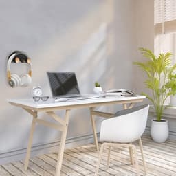 Hoofdtelefoonhouders voor muurbevestiging - 2 stuks headsetstandaard, hoofdtelefoonhanger en opberghouder voor accessoires en paraplu's — thumbnail 4