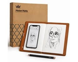 HUION - Smart Notebook - Digitaal notitieblok met Bluetooth 5.0 , voor schrijven en schetsen, compatibel met alle grote merken