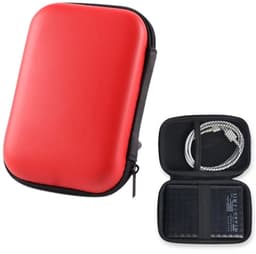 Seb3 - Externe Hardeschijf Beschermcase - Shockproof - Rood - Bescherming voor 2.5 Inch HDD/SSD - Draagbare Opslag - Waterdicht — thumbnail 1