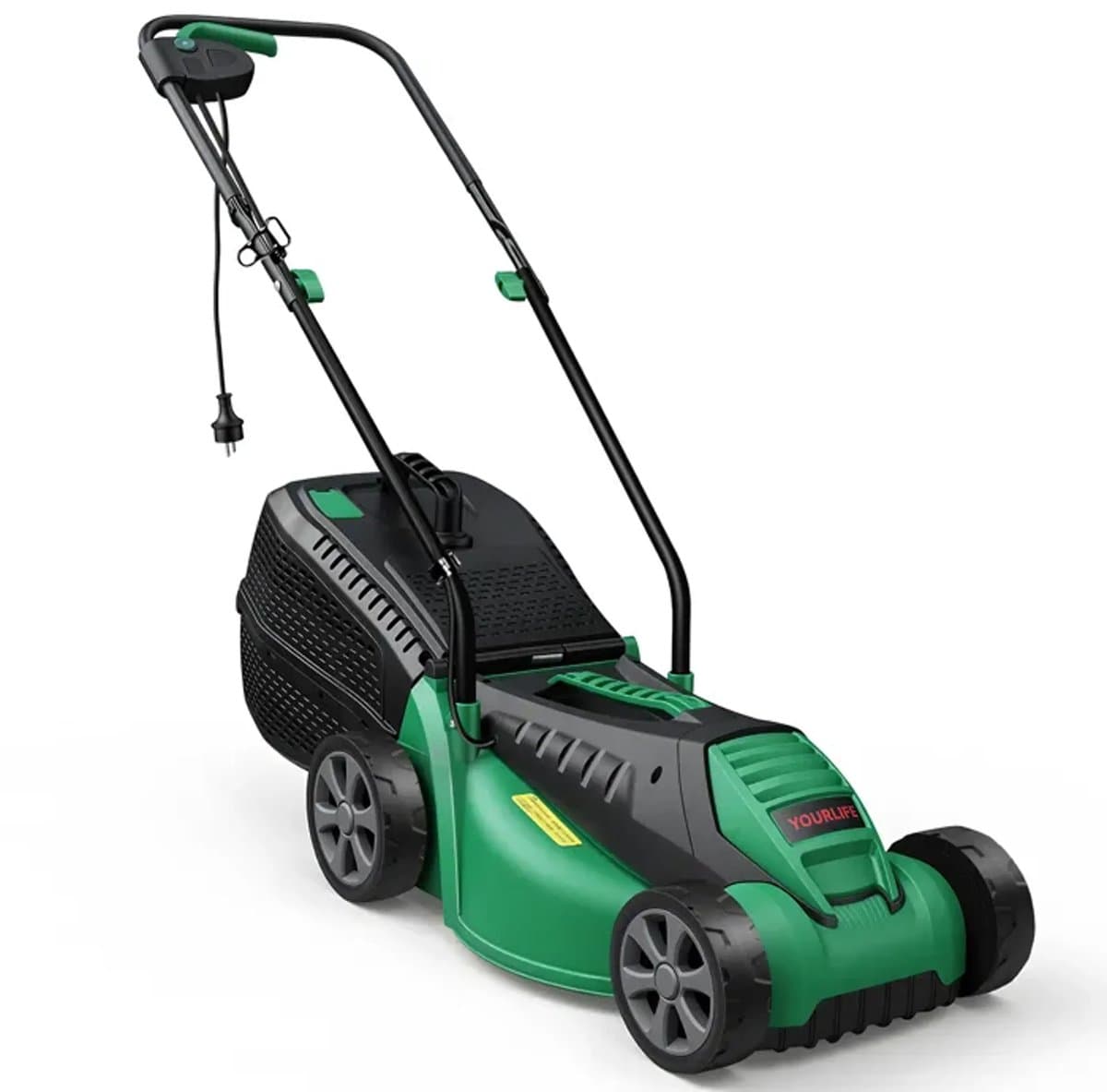 MAGICFOX Grasmaaier- 1600 W - 32 cm maaibreedte - Incl. 30L Opvangbak - 3 Hauteurs Réglable - LM320 — afbeelding 1