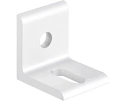 8 Stuks Hoekbeugels met 2 Gaten voor Bevestiging - L-vormige 30mmx30mmx27mm voor 3030 Serie Aluminium Profiel, Stevige en Duurzame Constructie