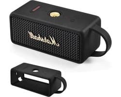 Siliconen Hoes - Beschermhoes Speaker - Draagbare Muziek - Perfecte Pasvorm - 1 Stuks - Zwart