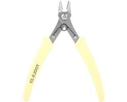 Precisie 5 Inch RVS Zijkniptang, Betrouwbare Elektronische Tangen en Scharen voor Nauwkeurig Knippen