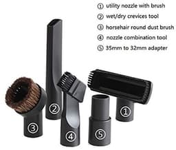 Stofzuiger Accessoire Set - 32mm/35mm Adapter Mondstuk - Veelzijdige Reiniging - Voor Auto en Huis - Dierenhaarverwijdering - Voor Huisdiereigenaren - Draagbaar - 5 stuks — thumbnail 5