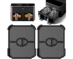 Cosensi - Silicone Splash Guard - Air Fryer Accessoires - Voor optimale luchtcirculatie - 2 stuks - Geschikt voor 8-in-1 Dual Zone Air Fryer XXL 8....