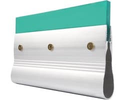 Aluminium Inkschraper voor Zeefdruk - 20cm Vierkante Snede, Professionele Squeegee voor Zeefdrukwerk