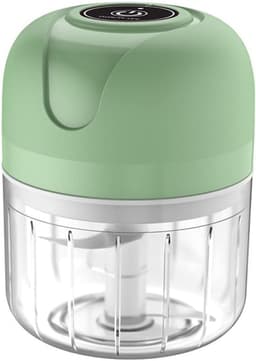 Elektrische knoflookhakker, keukenmachine, mini-hakker van 250 ml, uienhakker, groenteblender, keukenmachine voor gember en peper — thumbnail 1