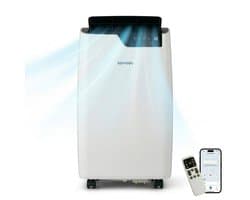 Komodo Frosty+ Mobiele Airco 12000 BTU – 4-in-1 Airconditioner – WiFi App & Afstandsbediening – Airco met Raamafdichtingskit & Afvoerslang – Ontvochtiger & Ventilator
