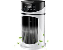 Draagbare Air Cooler - Persoonlijke Koeler - Snelle Verkoeling - Met Sfeerverlichting - 16.5 cm - Wit — afbeelding 1
