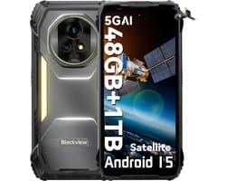Blackview XPLORE 2 Satellite - Robuuste Smartphone - 5G - 48GB RAM - 1TB ROM - 6.78 inch - Robuuste Telefoon - Nachtzicht - Android 15 - NFC - GPS - Zwart