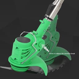 Elektrische Grasmaaier - Tuinmaaier Snoeier - Gazon Onderhoud - Multifunctioneel Ontwerp - 30 cm Snijbreedte - Zwart — thumbnail 2
