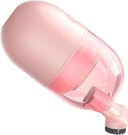 Draadloze handstofzuiger - Compacte reiniger - Bureau en auto schoon - 1000Pa zuigkracht - 10x10x10 mm - Roze — thumbnail 1