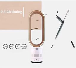 Bladloze Torenventilator - Stille Ventilator Luchtreiniger - Zomerse Koelte Creëren - Kind- en Huisdierveilig Ontwerp - 16 inch - Roze — thumbnail 5