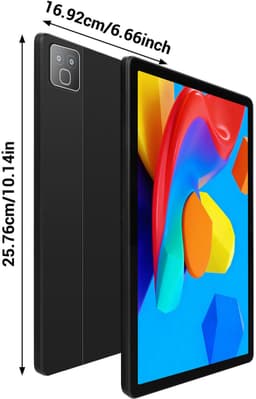 11 inch Tablet - Android 16 Tablets - 128GB - 5G Wi-Fi - 7800mAh - Zwart — thumbnail 8