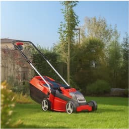 Accu Grasmaaier - Draadloze Grasmaaier - Gazon Onderhouden - Borstelloze Motor - 30 cm Maaibreedte - Zwart — thumbnail 3