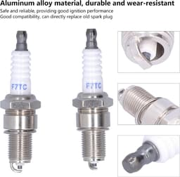 Bougie Vervanging F6RTC voor MTD 951-10292 - Ontwerp 751-10292 - Torch Engine 131-039 - Grasmaaier - 1 Stuk . — thumbnail 3