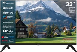 Koorui Smart TV - Tizen TV by Samsung - QLED Full HD - 32 inch/81 cm - Streaming apps - AirPlay - Hotelmodus - HDMI x3, USB x2, CI+ - Tripple Tuner DVB-T/T2/S/S2/C - Frameless Design - Geassembleerd in Eindhoven - K32Q1FFQ-T8 — thumbnail 1