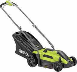 Elektrische Grasmaaier - Loopmaaier Duwmaaier - Gazon Onderhouden - Snoer Gebonden Kracht - 33 cm Snijbreedte - Groen — thumbnail 1