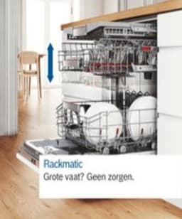 Bosch SMH6ZCX10E-1 Series 6 - Inbouw vaatwasser - 60 cm + 3 Jaar Gratis Extra Garantie — thumbnail 5